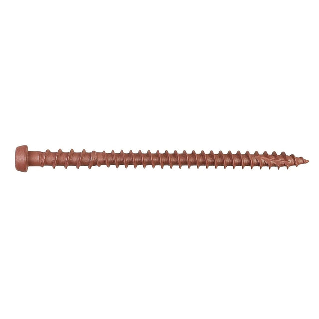 Simpson Strong-Tie DCU234RDR350 Deck-Drive (#10 x 2-3/4") T20 DCU Quik-Guard Composite Screw, Red (350 Pack)