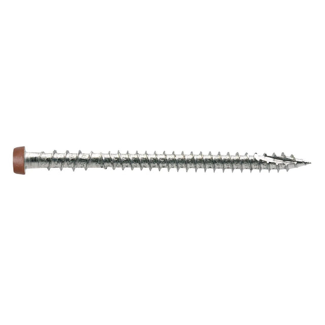 Simpson Strong-Tie DCU234S316BR01 Deck-Drive (#10 x 2-3/4") T20 DCU SS Composite Screw, Type 316, Brown 01 (1000 Pack)