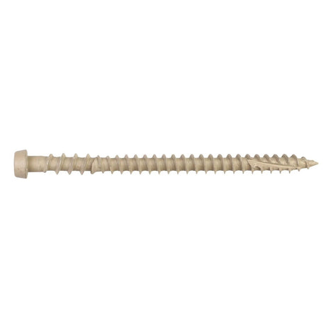 Simpson Strong-Tie DCU234TN02R350 Deck-Drive (#10 x 2-3/4") T20 DCU Quik Guard Composite Collated Screw, Tan 02 (350 Pack)