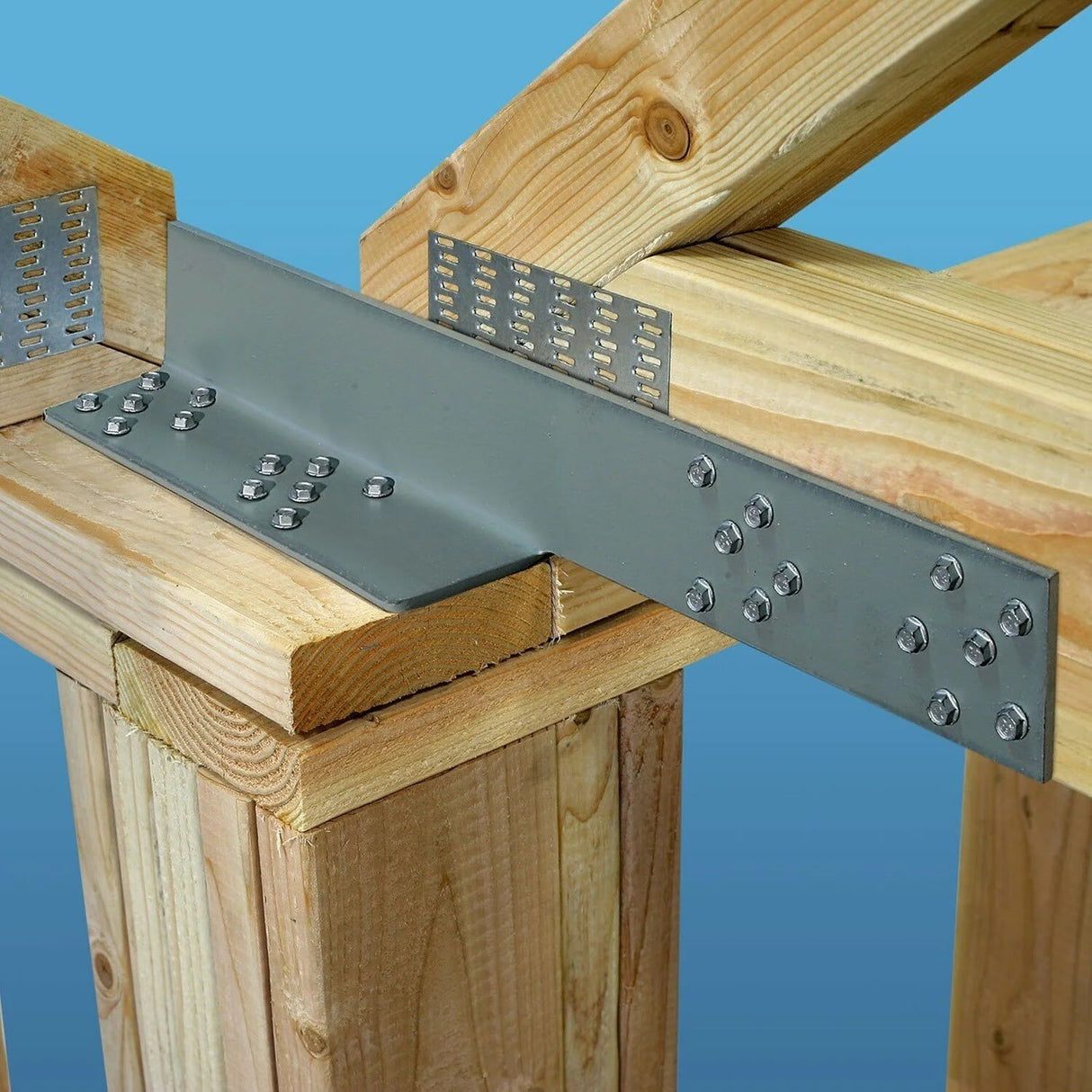 Simpson DSC5L-SDS3 Strong-Tie Left-Skewed 21" Drag-Strut Connector with SDS Screws for Wood-to-Wood Lateral Load Transfer - 2