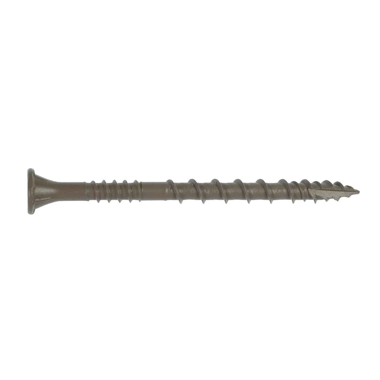 Simpson Strong-Tie DSVT212R5LB Deck-Drive (#10 x 2-1/2") T25 DSV Quik Guard Wood Screw, Flat Head, Tan (5 lb. Tub)