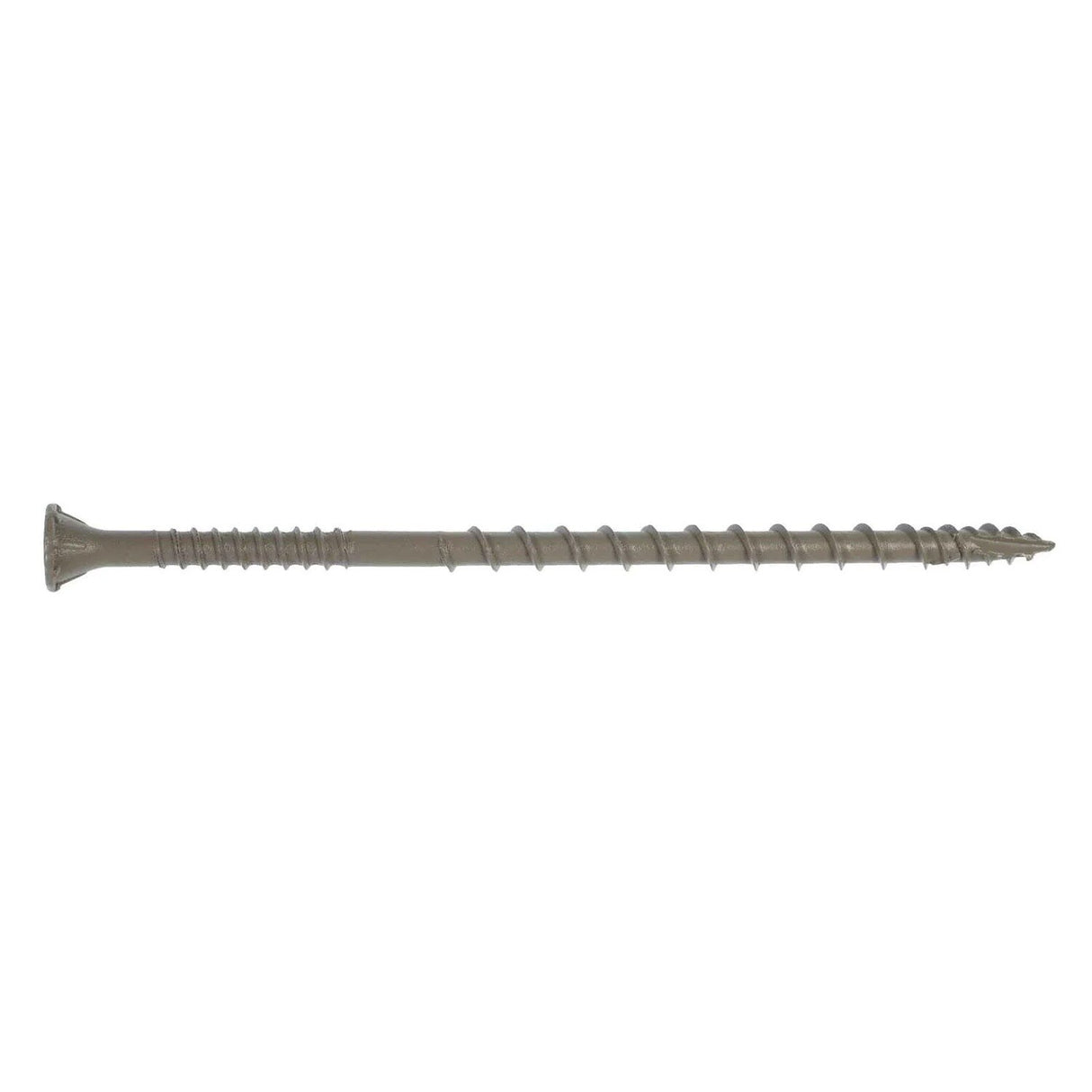Simpson Strong-Tie DSVT4R1LB Deck-Drive (#10 x 4") T25 DSV Quik Guard Wood Screw, Flat Head, Tan (1 lb.)