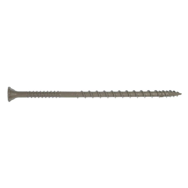 Simpson Strong-Tie DSVT4R350 Deck-Drive (#10 x 4") T25 DSV Quik Guard Wood Screw, Flat Head, Tan (350 Pack)