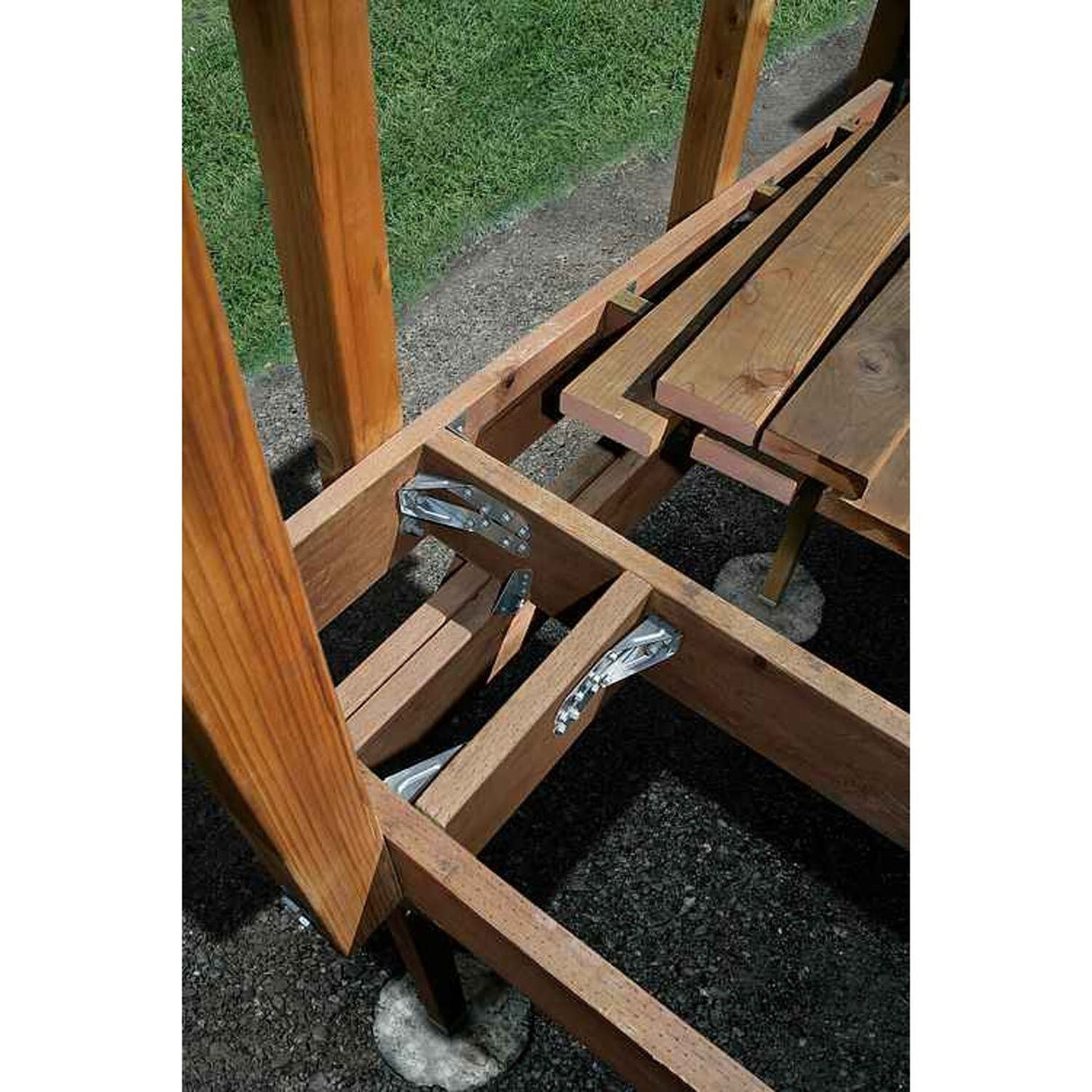 Simpson Strong-Tie DTT2Z-R2 (1-1/2") Deck Tension Tie - ZMAX Galvanized for 2x with SDS Screws (2 Pack) - 3