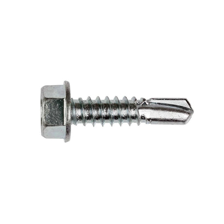 Simpson Strong-Tie E1B1414B Strong-Wall Self-Drilling E Metal Screw with Clear-Zinc Coating (2500 Pack)
