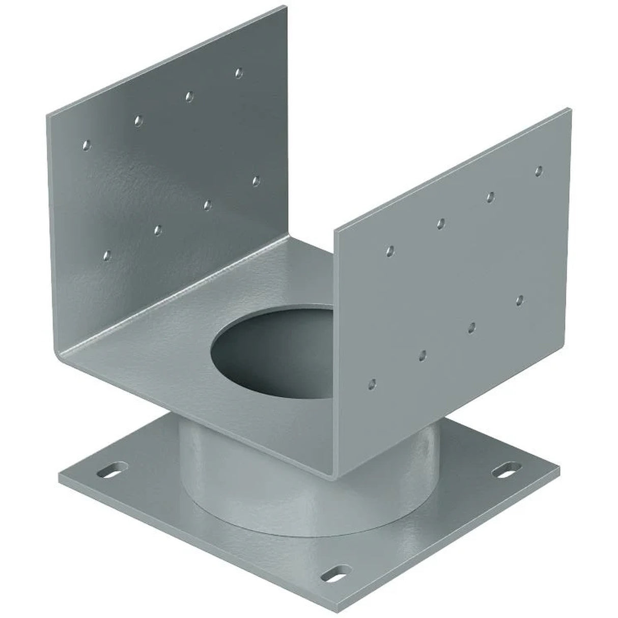Simpson Strong-Tie ECB88 (8" x 8") Elevated Column Base, Gray Paint