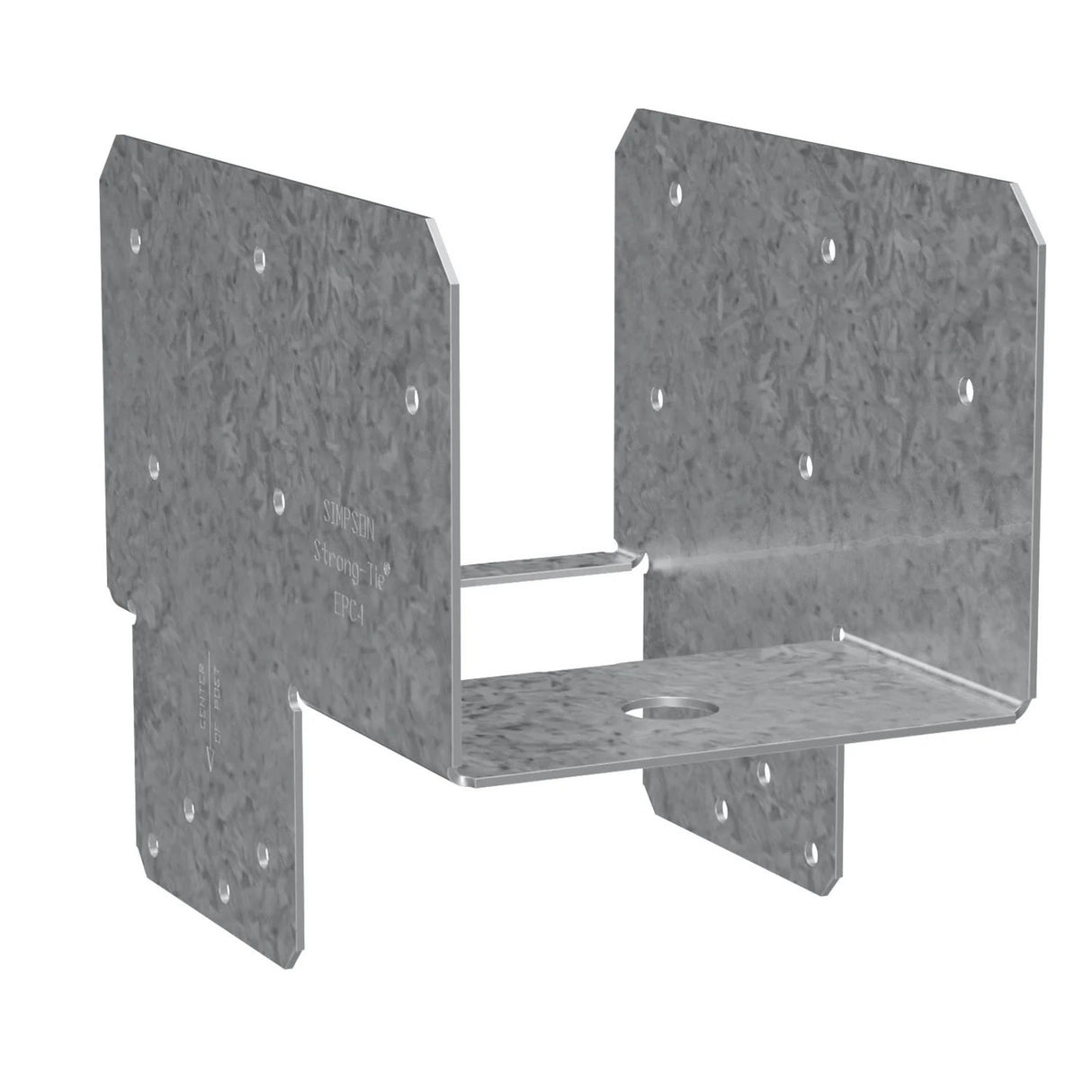 Simpson Strong-Tie EPC4Z (3-9/16") 16 Gauge End Post Cap, ZMAX Finish
