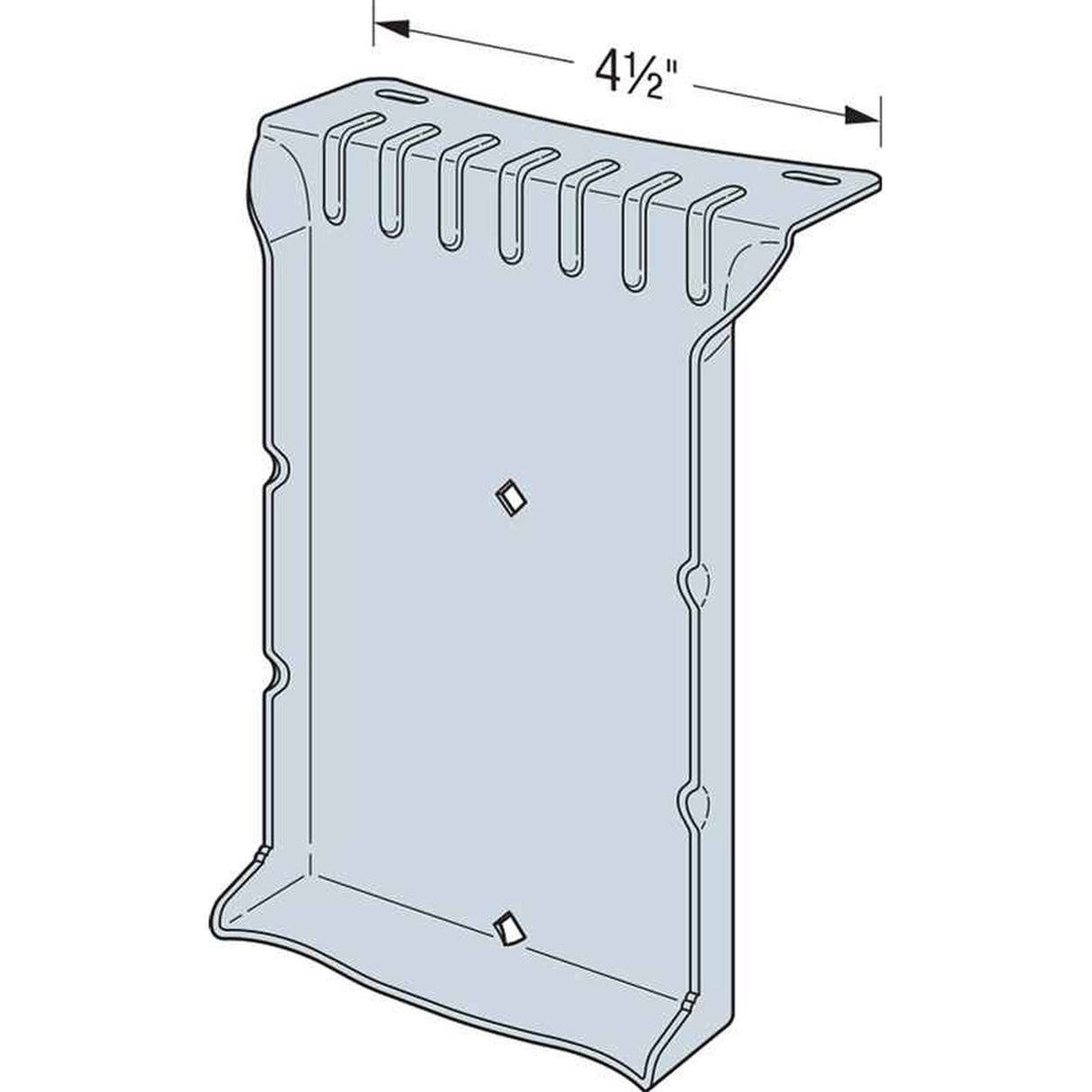 Simpson Strong-Tie F46Z (4" x 6") Panelized Construction Hanger, ZMAX Finish
