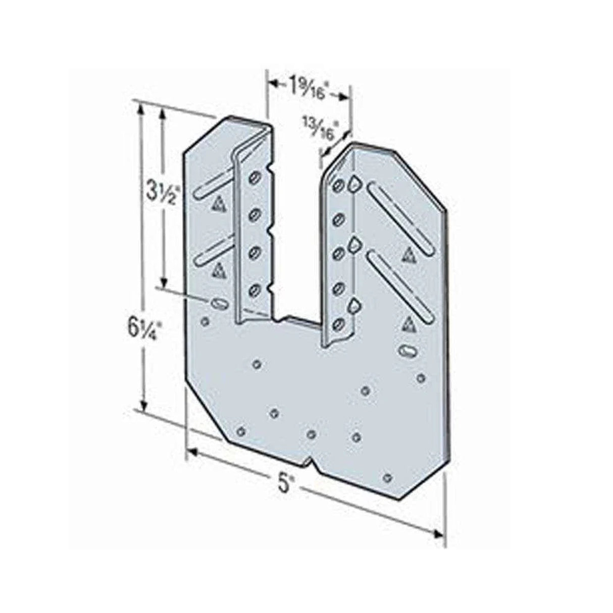 Simpson Strong-Tie H10AZ (18-Gauge) Hurricane Tie - ZMAX Finish - 2