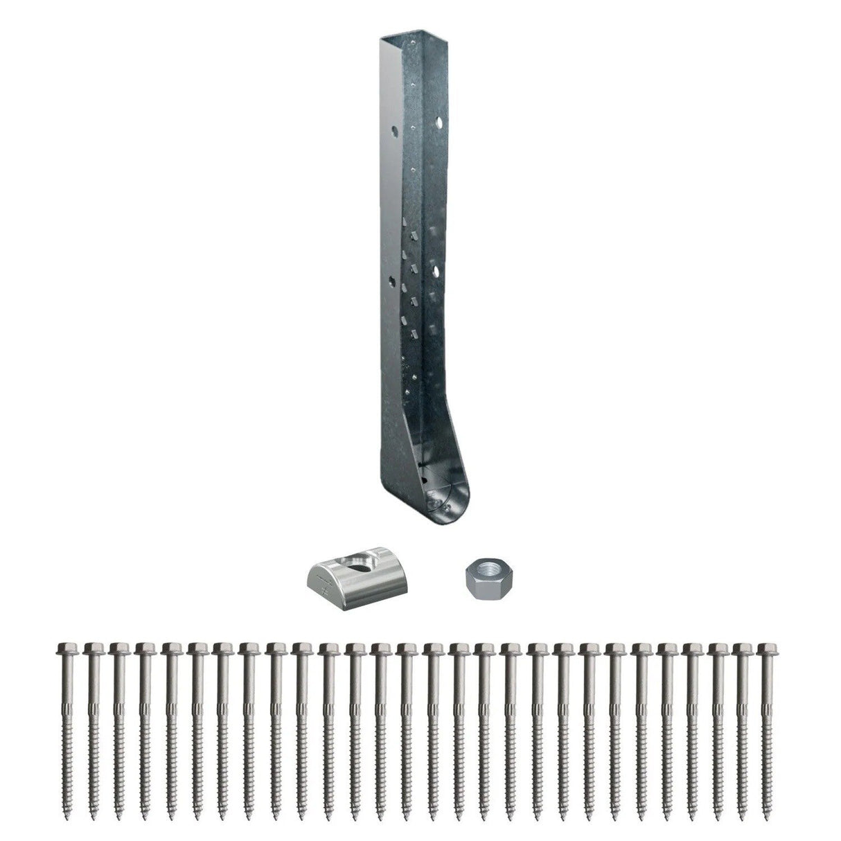 Simpson HDUE17-SDS4.5HDG Strong-Tie Hot-Dip Galvanized Predeflected Holdown with SDS Screws for Wood Construction - 2