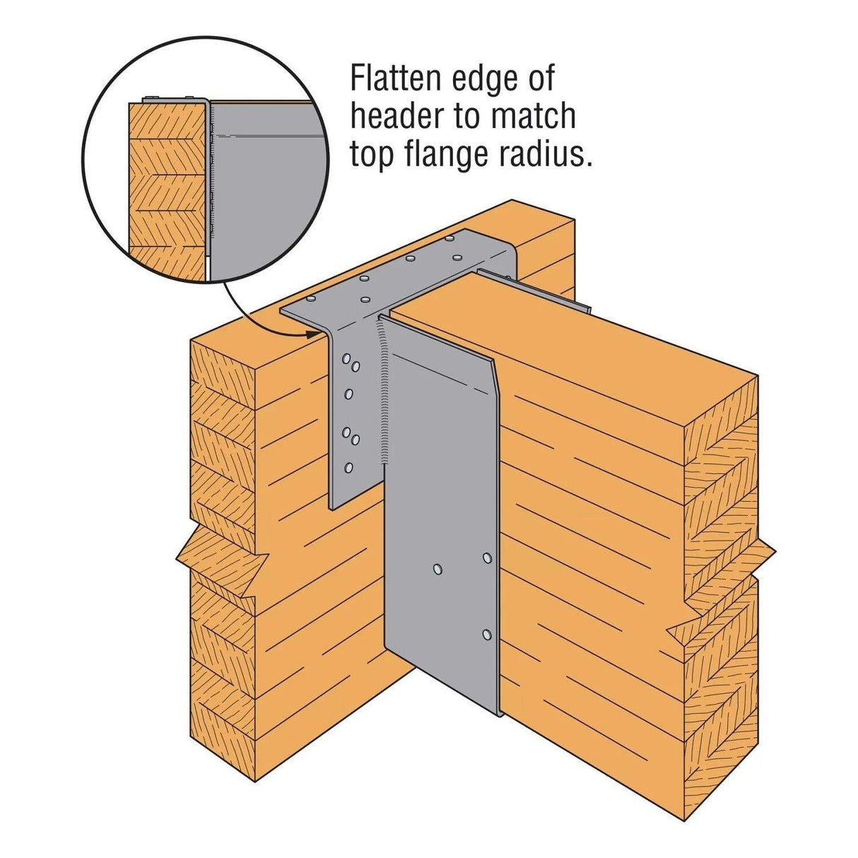 Simpson HGLTV3.56/11.25 Strong-Tie High-Capacity Top-Flange Joist Hanger for Engineered Wood - 3