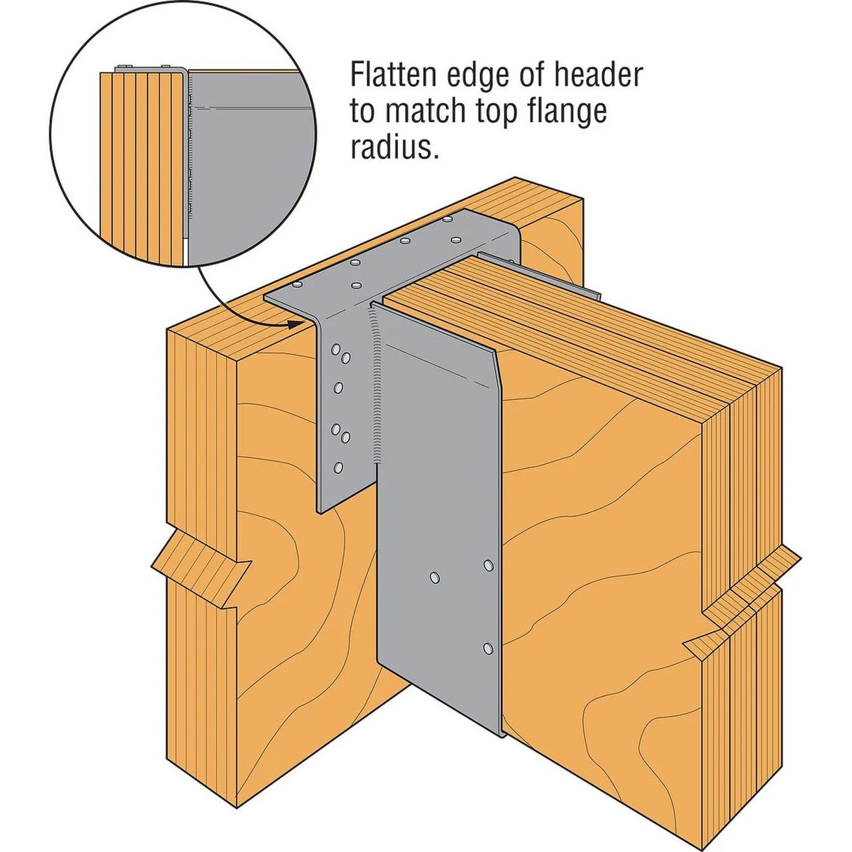Simpson Strong-Tie HGLTV416-2 (3-1/2" x 12") Heavy Duty Top Flange I-Joist Hanger for Engineered Wood, Gray Paint - 2