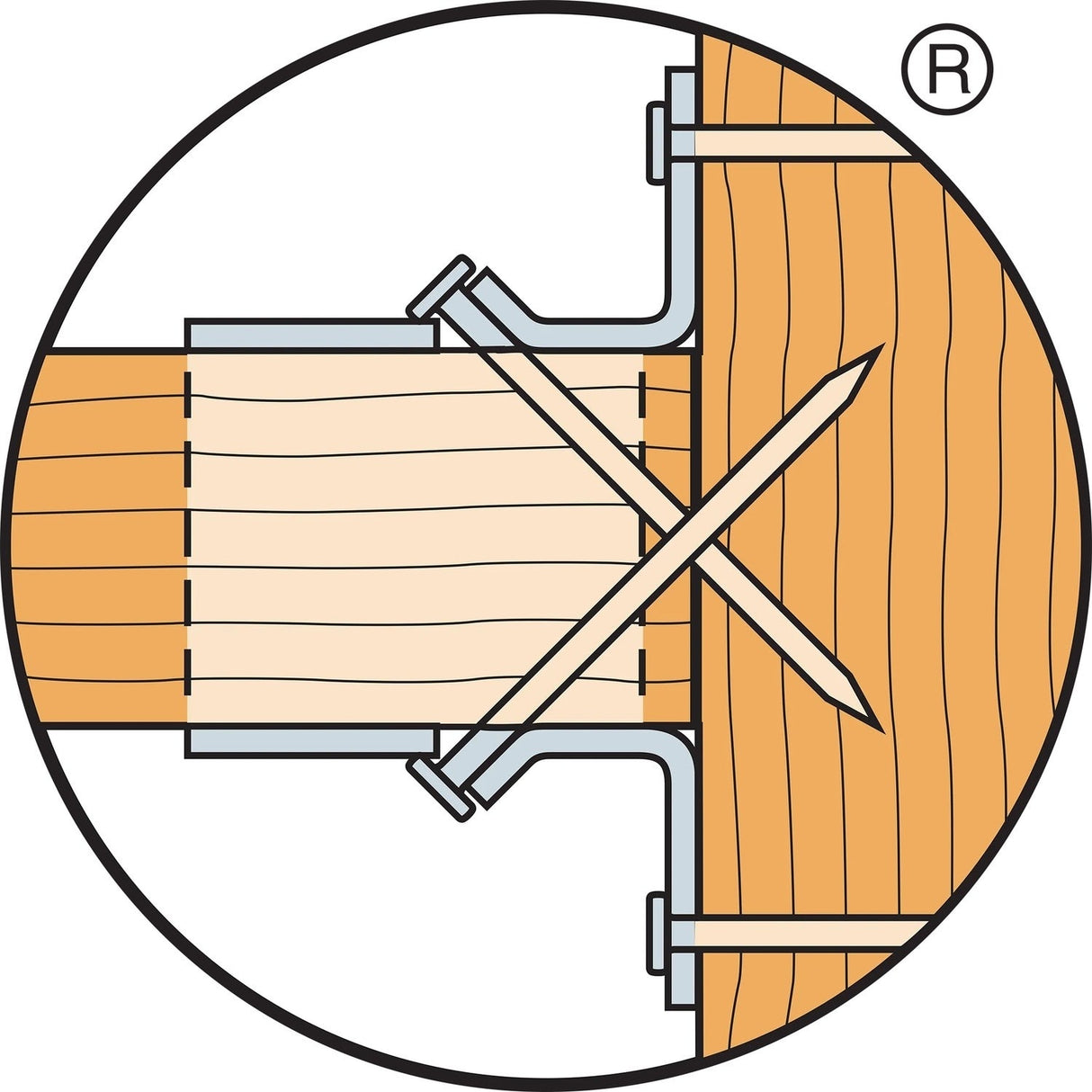 Simpson Strong-Tie HGUS26-3 (5-1/2 in.) 12Ga Heavy Girder Hanger with Double-Shear Nailing - G90 Galvanized - 3