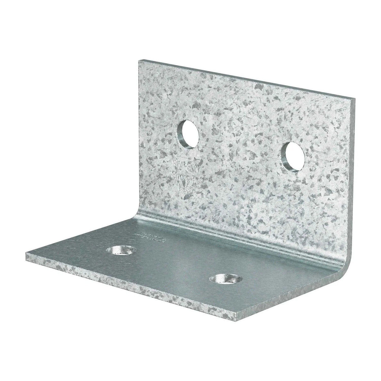 Simpson Strong-Tie HL35HDG-5/8 (3-1/4" x 5") 7 Gauge Heavy L-Shaped Angle with 5/8" Bolt Holes - Hot Dip Galvanized