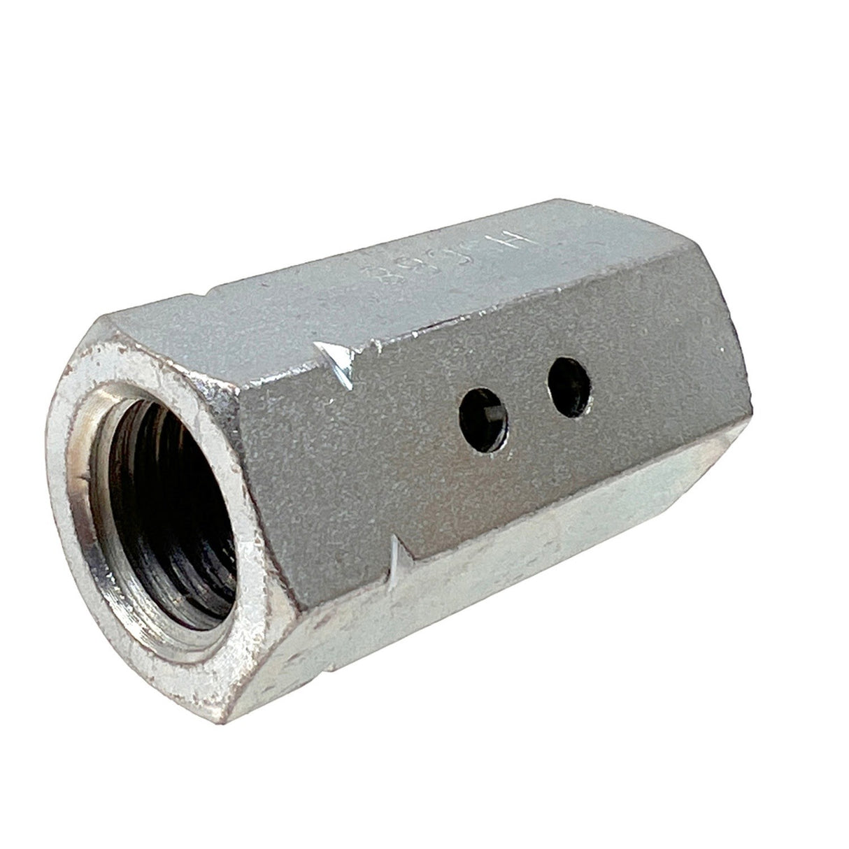Simpson Strong-Tie HSCNW1 (1") High-Strength Coupler Nut with Witness Hole - 3