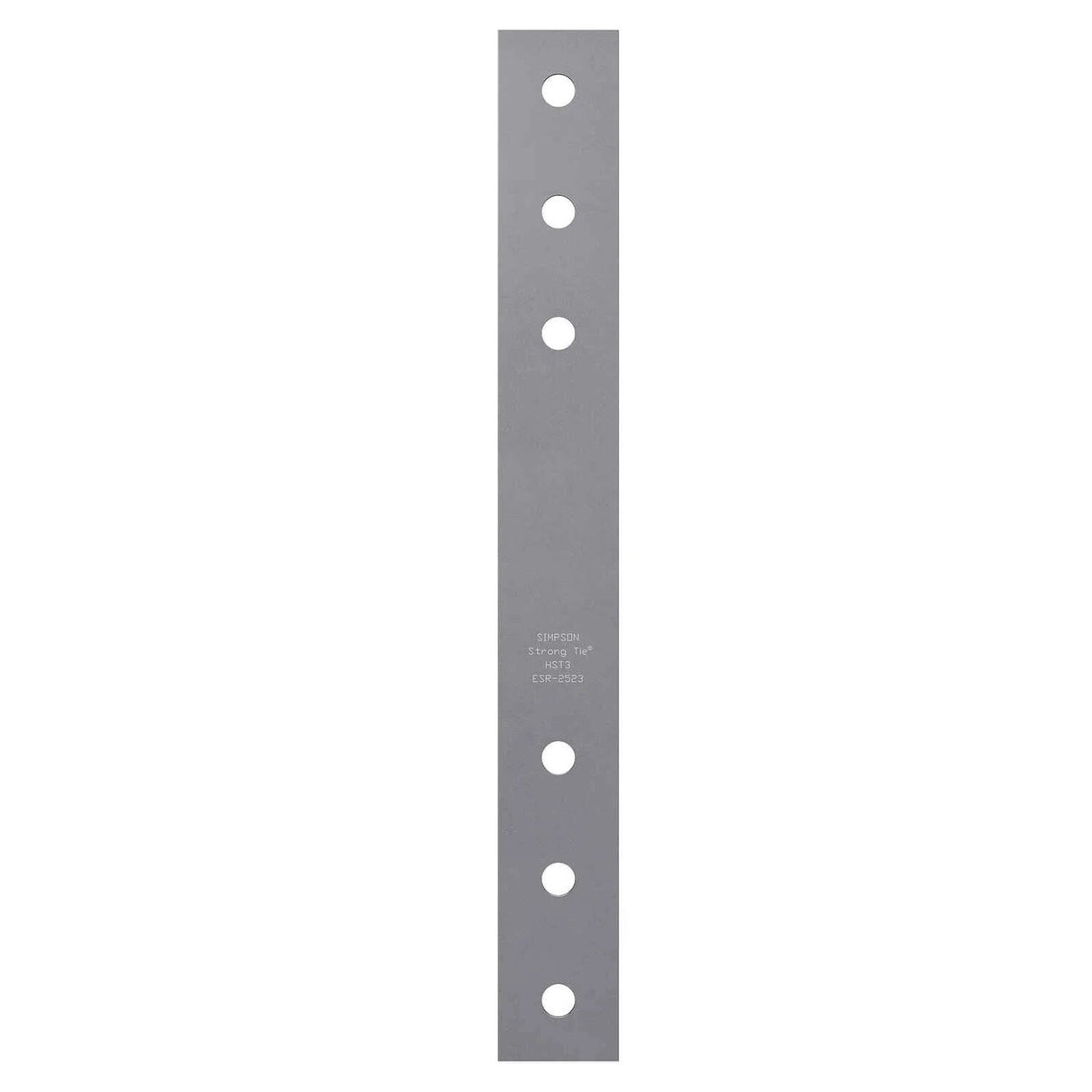 Simpson HST6 Strong-Tie Heavy Strap Tie 6" x 25-1/2" 3-Gauge for Wood Connections