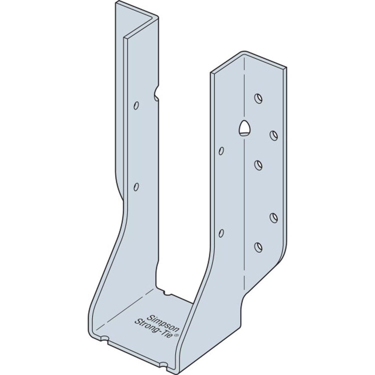 Simpson HU410SS Strong-Tie Stainless-Steel Face-Mount Joist Hanger for 4x10 - Heavy-Duty Corrosion Resistant Connector - 3