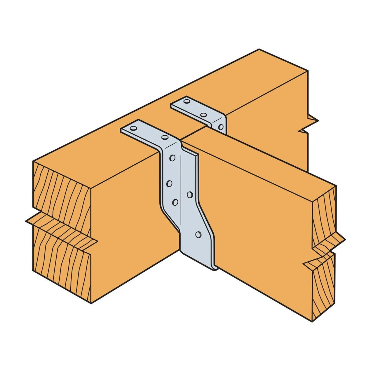 Simpson HU410TF Strong-Tie Galvanized Top-Flange Joist Hanger for 4x10 - 3
