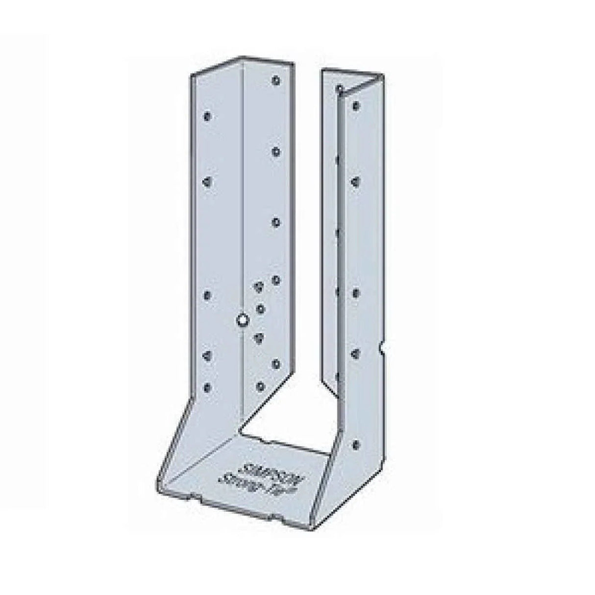 Simpson Strong-Tie HUC26-2Z (Double 2x6) Concealed Double Face Mount Joist Hanger - 2