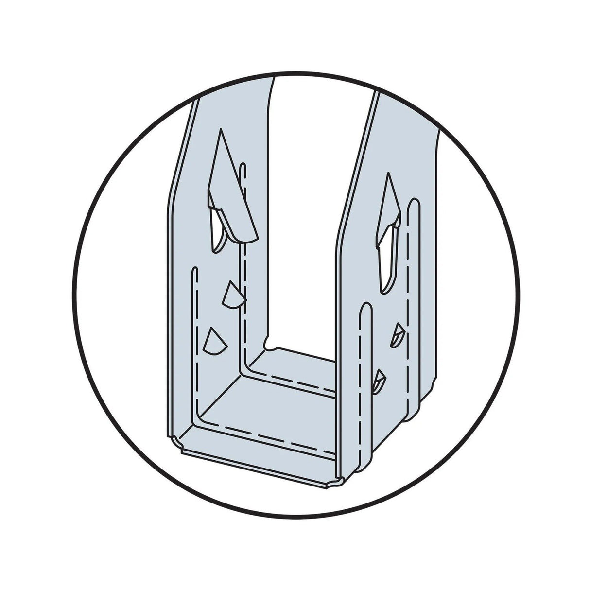 Simpson Strong-Tie IUS3.56/9.5 (3-1/2" x 9-1/2") Galvanized Face-Mount Joist Hanger for Engineered Wood - 2