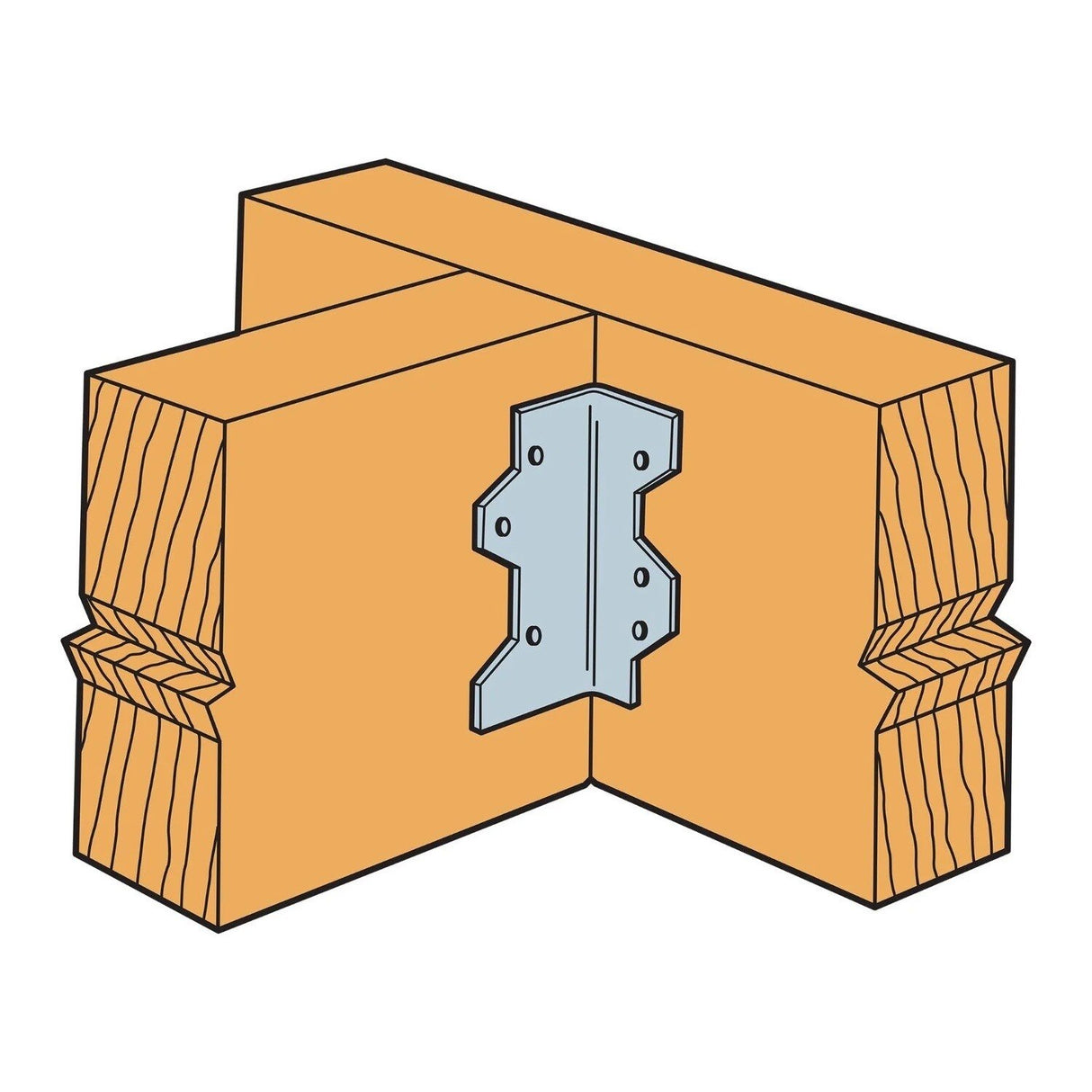 Simpson Strong-Tie L50Z (5") Reinforcing L Angle, ZMAX Galvanized - 2