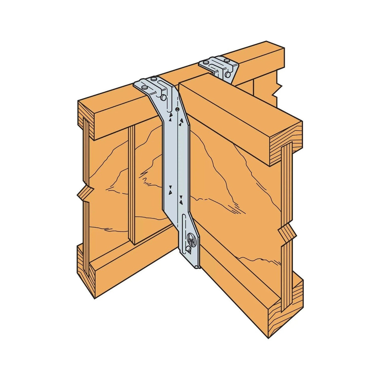 Simpson Strong-Tie MIT39.5-2 (2-1/2" x 9-1/2") Top Flange I-Joist Hanger - G90 Galvanized - 5