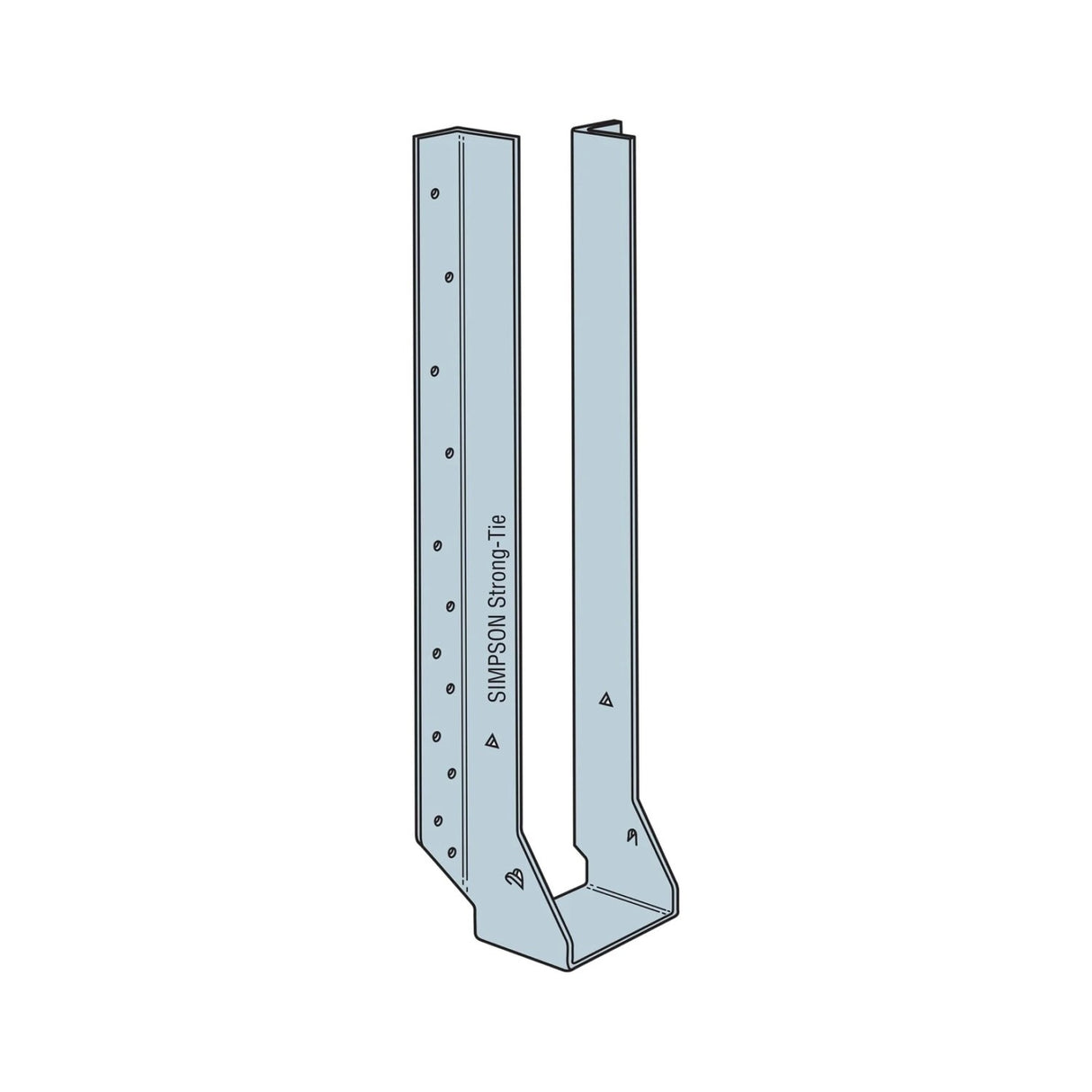 Simpson Strong-Tie MIU2.37/16 (2-5/16" x 16") Face Mount I-Joist Hanger - G90 Galvanized - 3