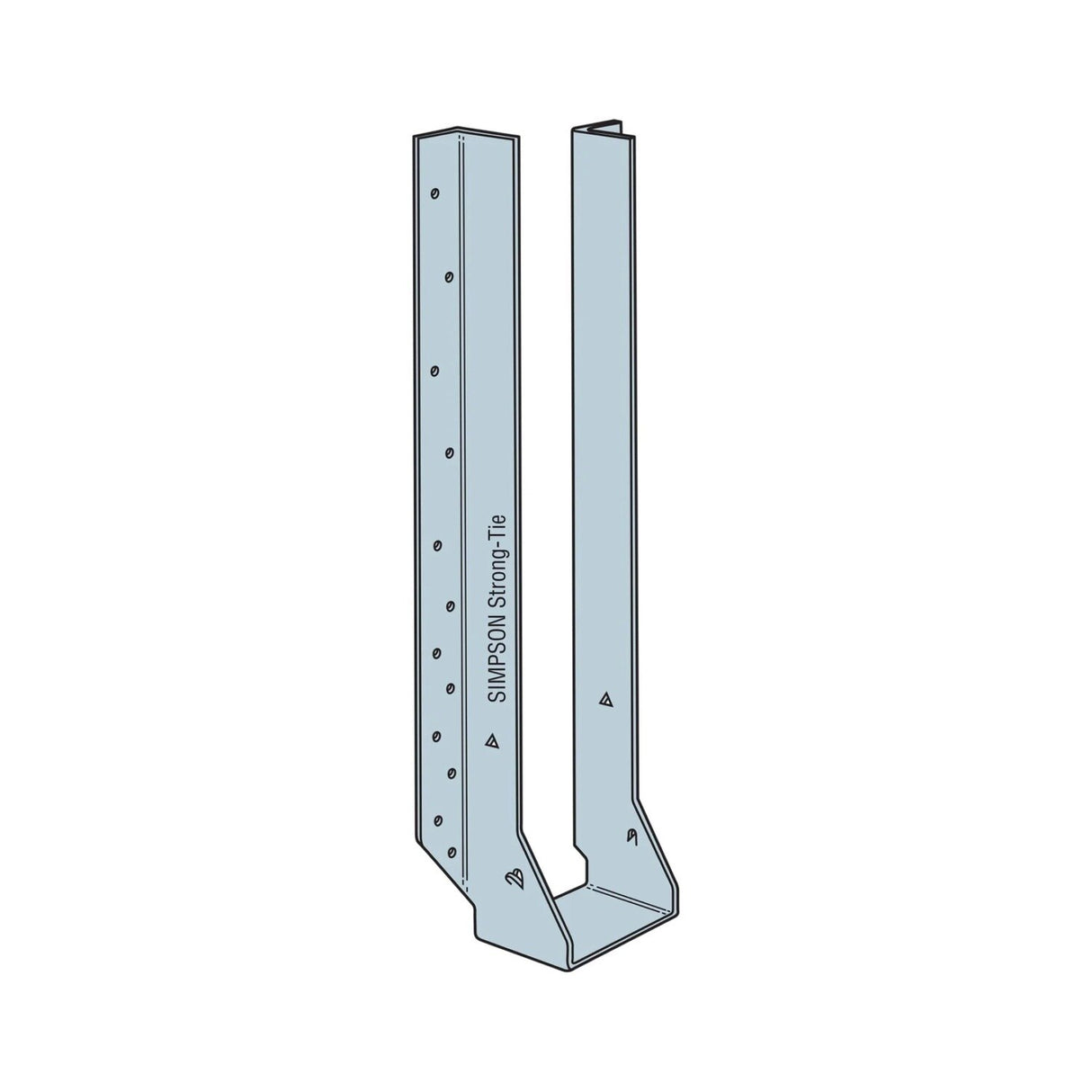 Simpson Strong-Tie MIU2.37/18 (2-5/16" x 18") Face Mount I-Joist Hanger - G90 Galvanized - 3