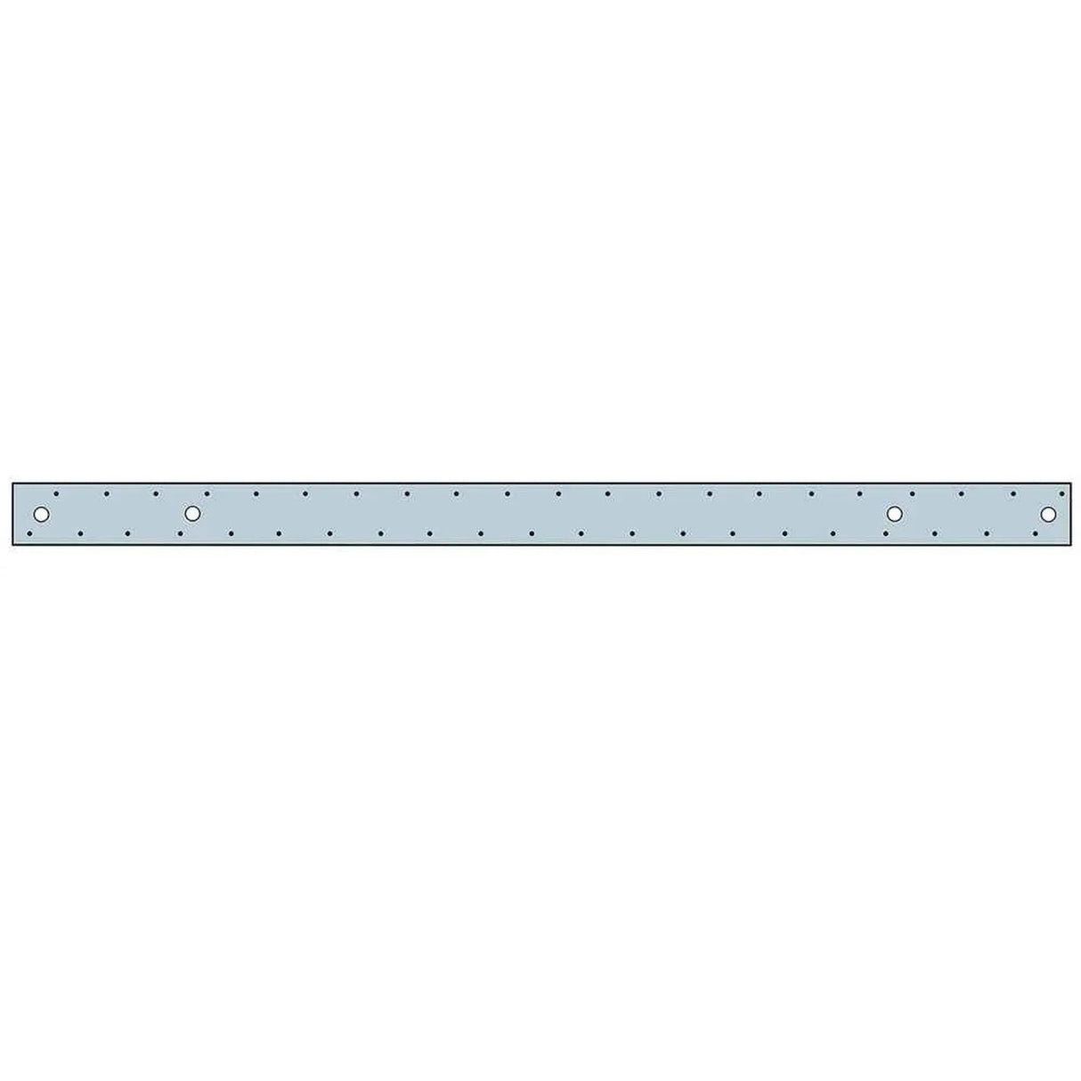 Simpson MST27HDG Strong-Tie 27" 12-Gauge Hot-Dip Galvanized Medium Strap Tie for Wood Connections