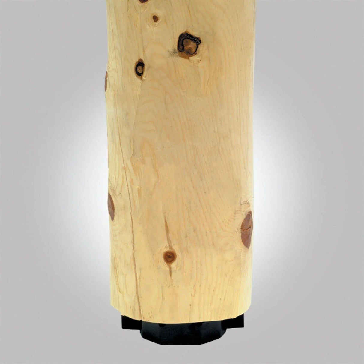 Simpson Strong-Tie PBV6PC (6") Hidden Standoff Post Base for Viga Post - Black Powder Coated - 2