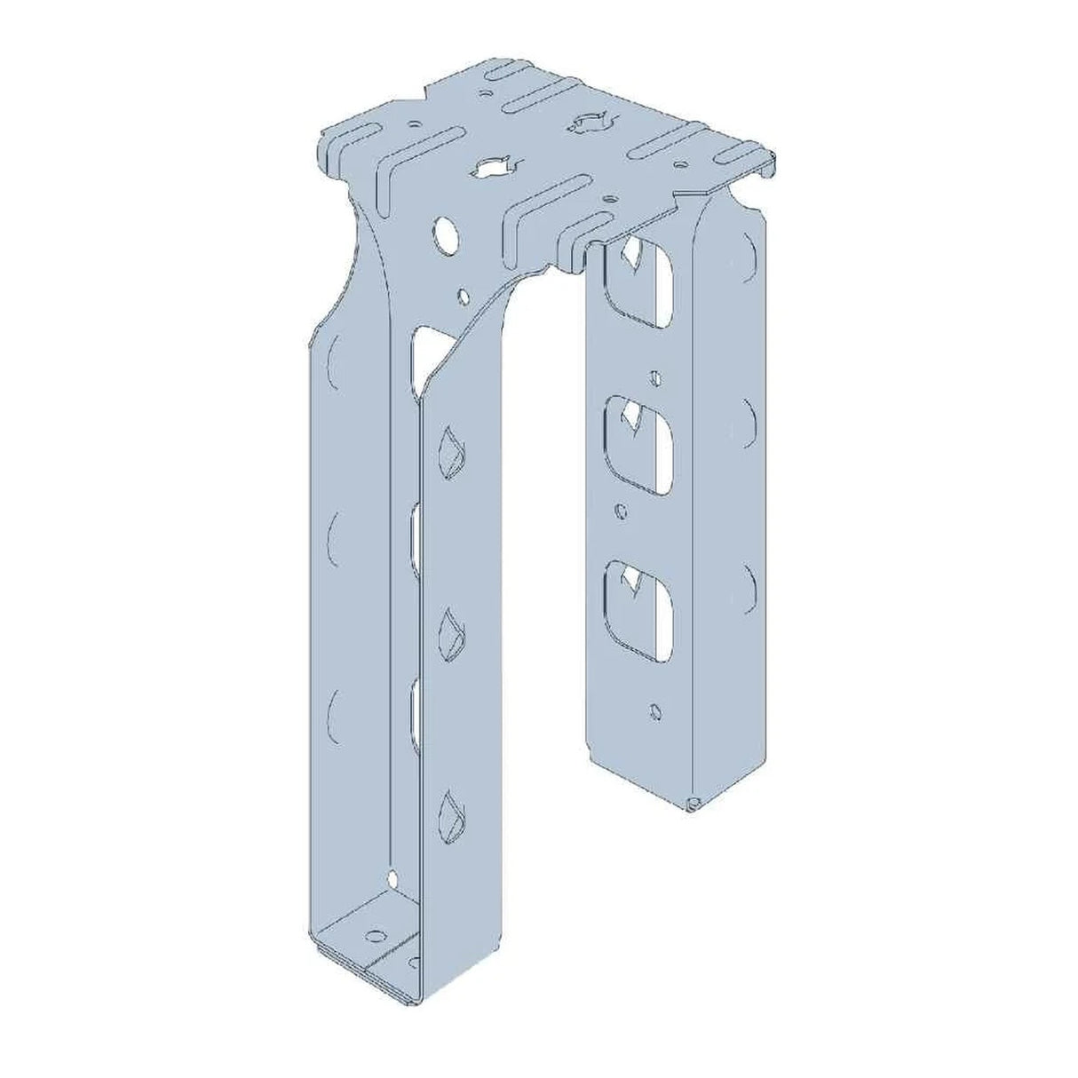 Simpson Strong-Tie PFDS28B (2x8) Galvanized Post-Frame Top-Flange Saddle Hanger