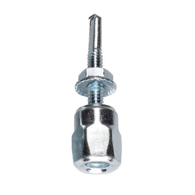 Simpson Strong-Tie RSH37100N (1/4" x 1", 3/8") Horizontal Steel Rod Hanger with Nut (25 Pack)