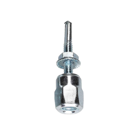 Simpson Strong-Tie RSV37112N (1/4" x 1-1/2", 3/8") Steel Rod Hanger Vertical Threaded Anchor for 3/8" Rod with Nut (25 Pack)