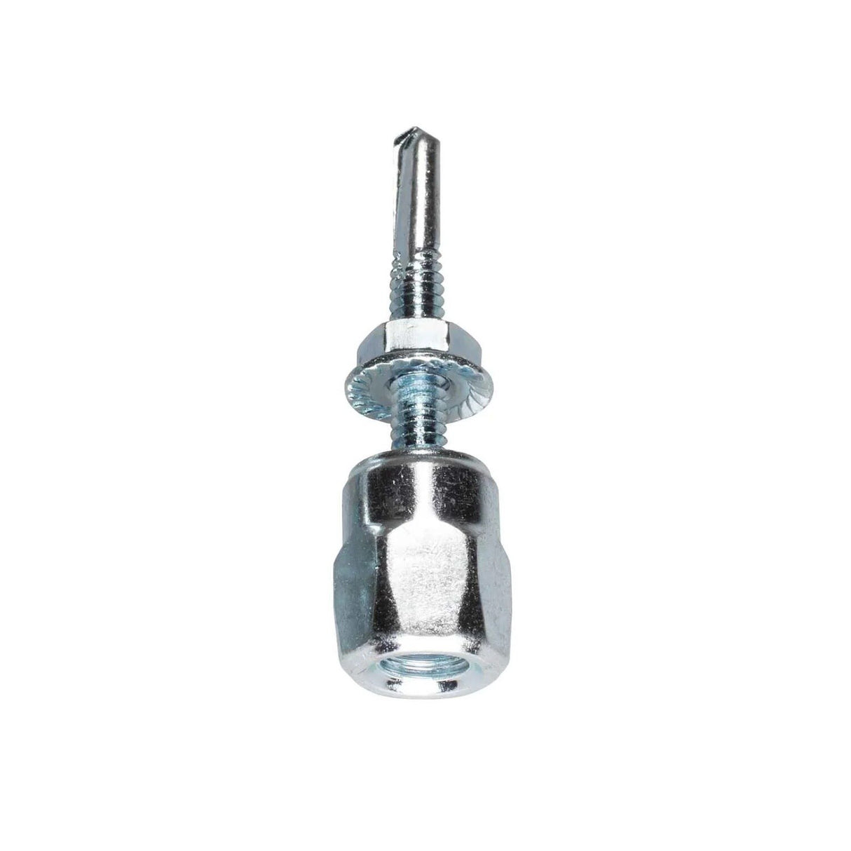 Simpson Strong-Tie RSV37112N (1/4" x 1-1/2", 3/8") Steel Rod Hanger Vertical Threaded Anchor for 3/8" Rod with Nut (25 Pack)