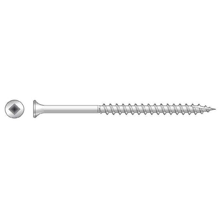 Simpson Strong-Tie S08200DB5 (#8 x 2") Bugle-Head Wood Screw, Square Drive Type 305 Stainless Steel (5 lb. Tub)