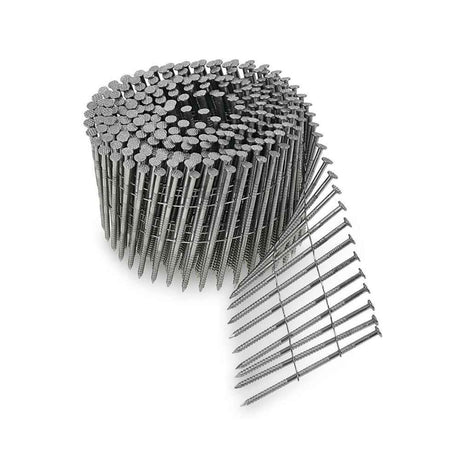 Simpson Strong-Tie S13A150SNBP (1-1/2 in.) 15 Degree Wire Coil Full Round Head Ring-Shank Siding Nails (1500 Pack)