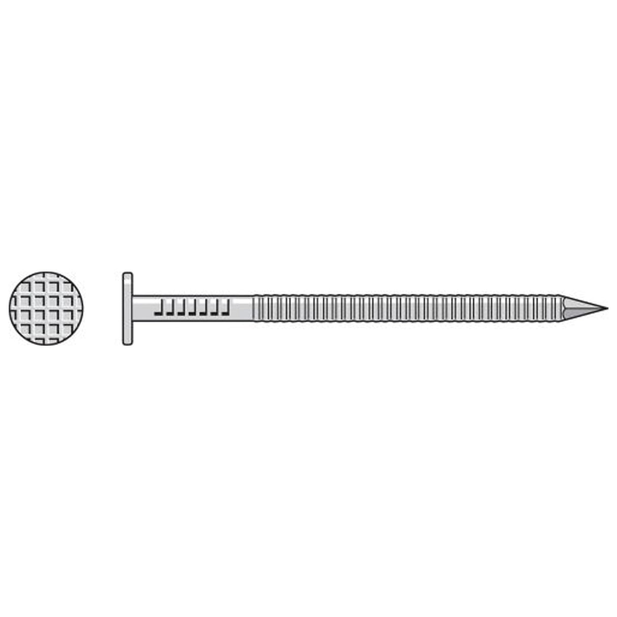 Simpson Strong-Tie S8SN71 (2-1/2" x .092") Shake and Shingle Siding/Roofing Nail, Type 304 (1 lb.)