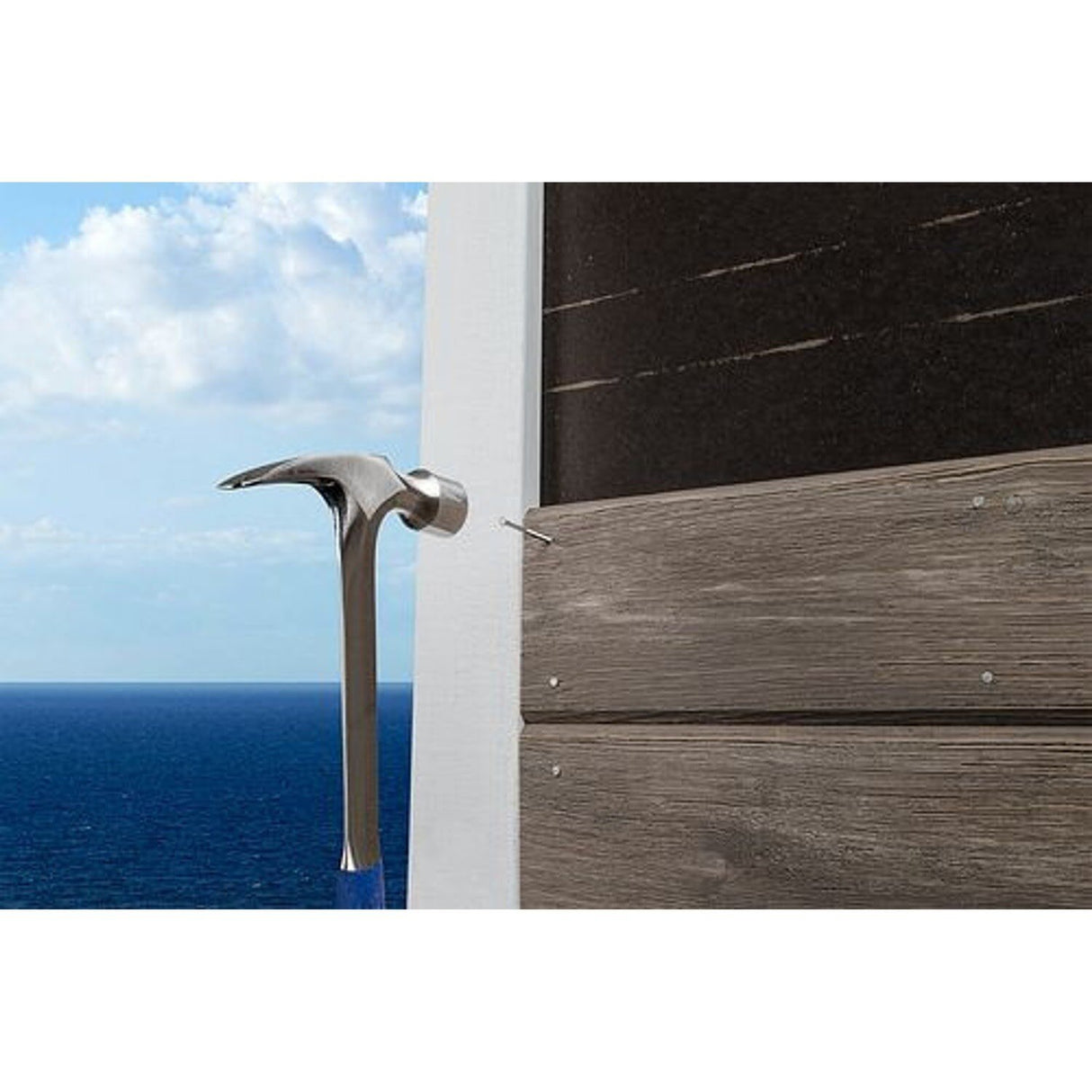Simpson Strong-Tie S8SNDT1 (2-1/2" x .092") 14Ga Stainless Steel Painted Siding Nail - Tan (1 lb.) - 4