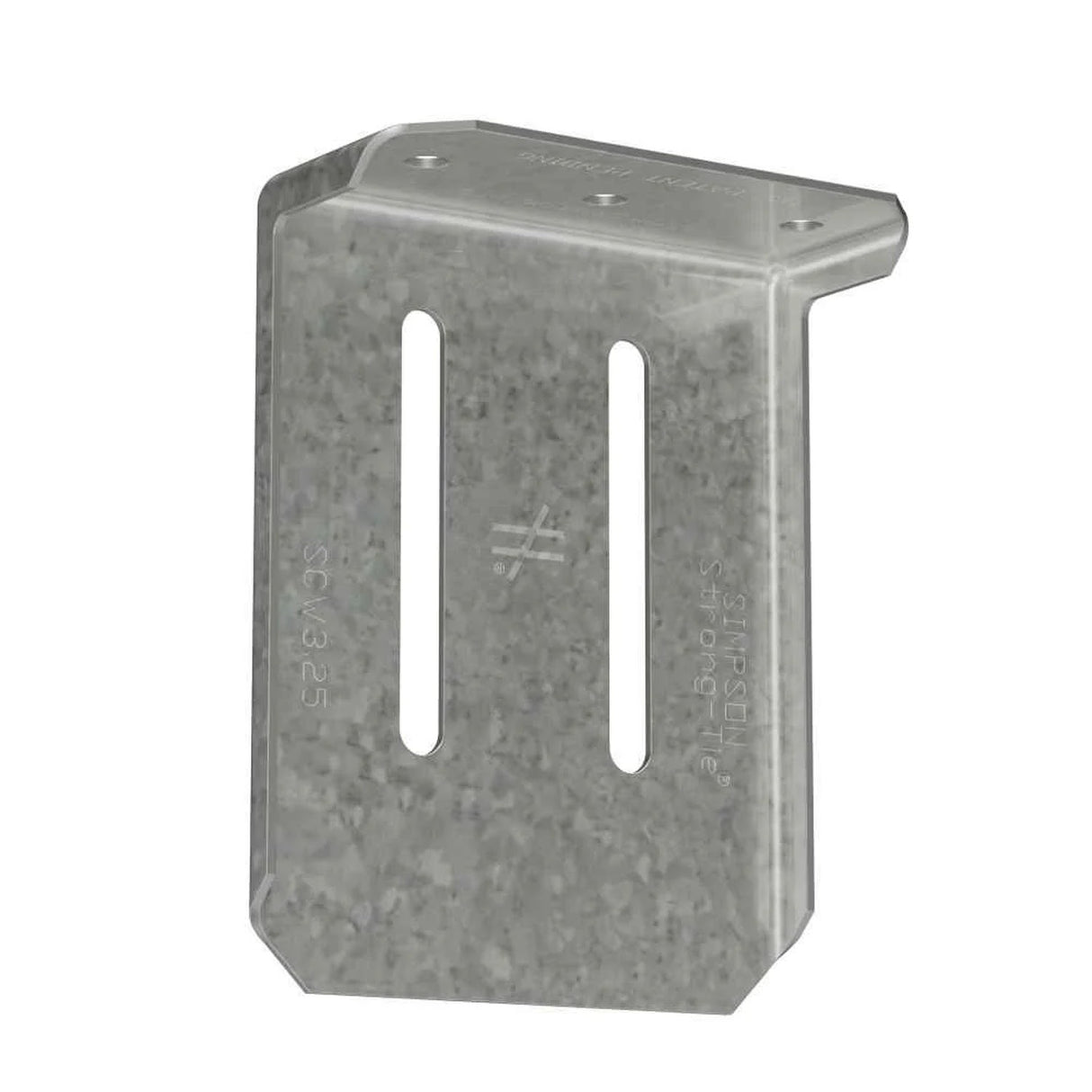 Simpson Strong-Tie SCW3.25-KT (3-1/4" x 54 mil) 16 Gauge SCW Head-of-Wall Slide-Clip Connector with Screws, G90 Galvanized (25 Pack)