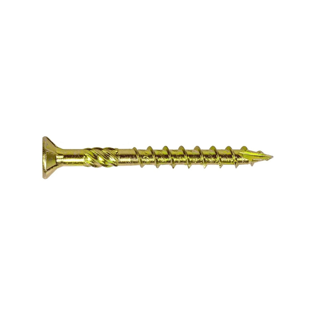 Simpson Strong-Tie SDCP22318-R50 Strong-Drive (0.225" x 3-1/8") T40 Yellow Zinc SDCFC Timber-CFC Screw, Flat Head w/ Nibs (50 Pack)