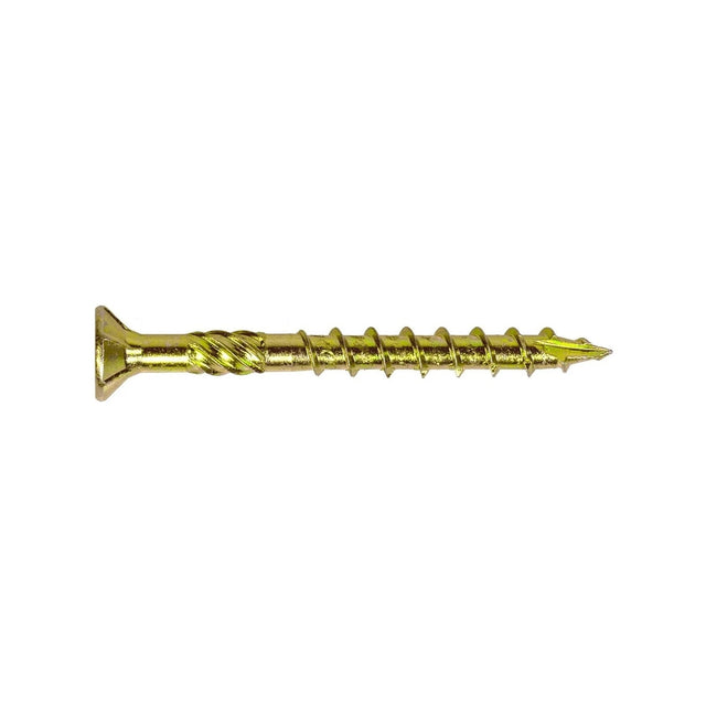 Simpson Strong-Tie SDCP22318-R50 Strong-Drive (0.225" x 3-1/8") T40 Yellow Zinc SDCFC Timber-CFC Screw, Flat Head w/ Nibs (50 Pack)