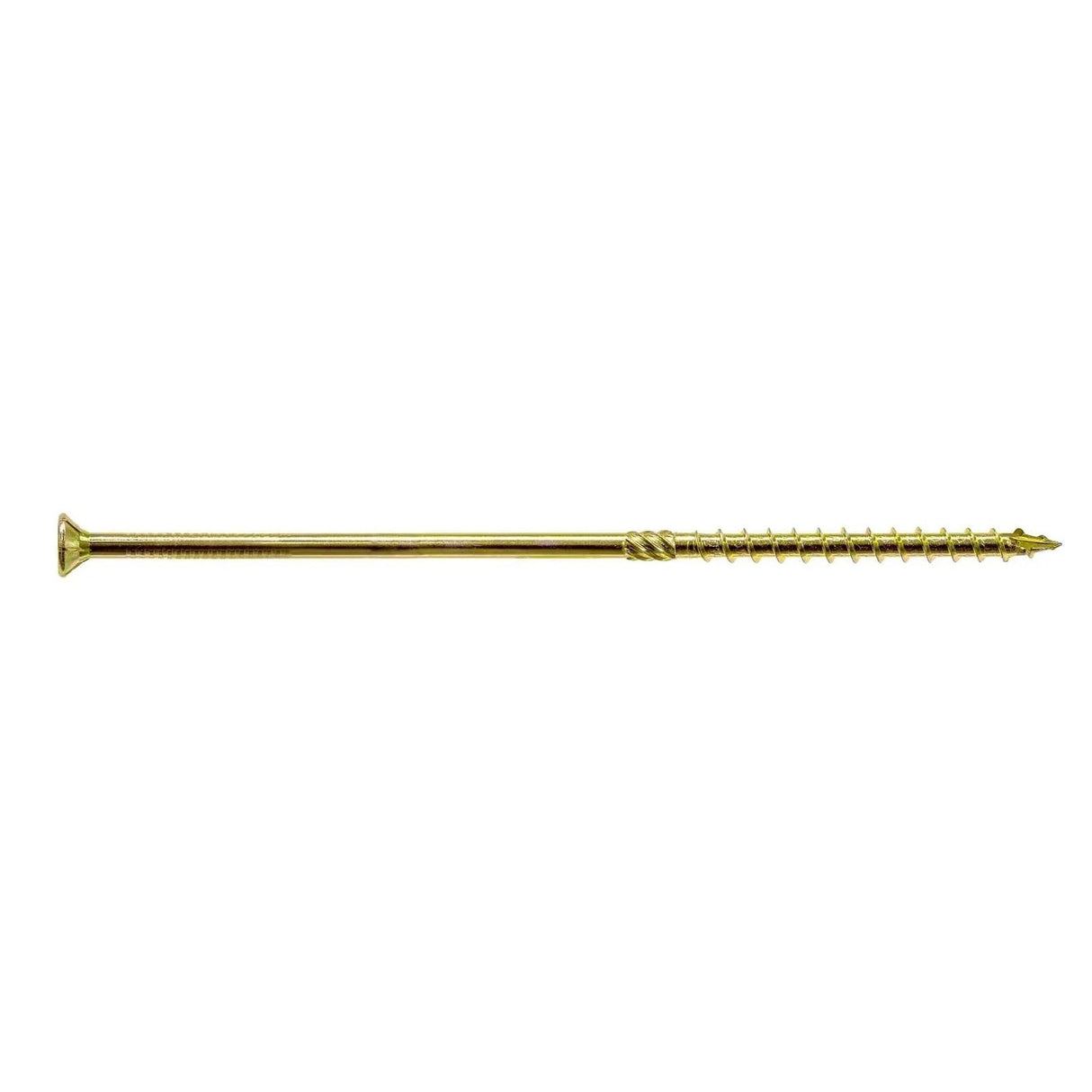 Simpson Strong-Tie SDCP22858-R50 Strong-Drive (0.225" x 8-5/8") T40 Yellow Zinc SDCFC Timber-CFC Screw, Flat Head w/ Nibs (50 Pack)