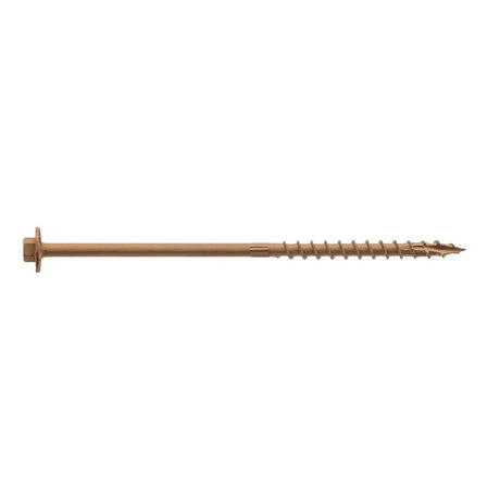 Simpson Strong-Tie SDWH19600DB-R12 Strong-Drive (0.195" x 6" x 5/16" Hex) SDWH Timber-Hex Screw, Double-Barrier Coating (12 Pack)