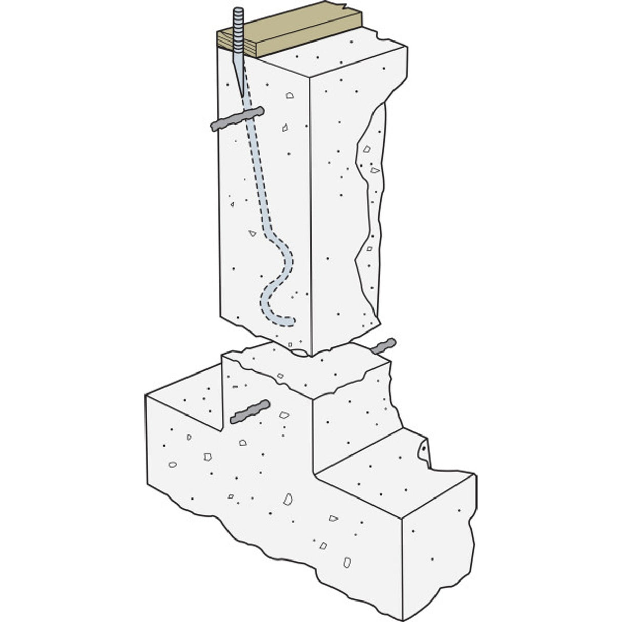 Simpson SSTB28L Strong-Tie Anchor Bolt for Concrete Applications - 3