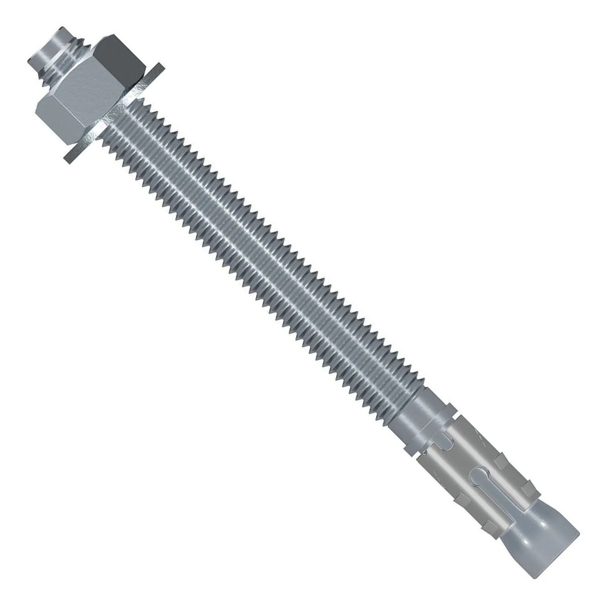 Simpson Strong-Tie STB2-100700F4 Strong Bolt (1" x 7") Carbon Steel 2 Wedge Anchor - Fully Assembled (4 Pack)