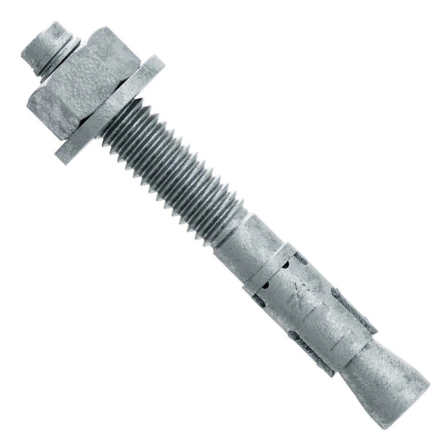 Simpson Strong-Tie STB2-37700MGF50 Strong-Bolt (3/8" x 7") Mechanically Galvanized Wedge Anchor, Fully Assembled (50 Pack)