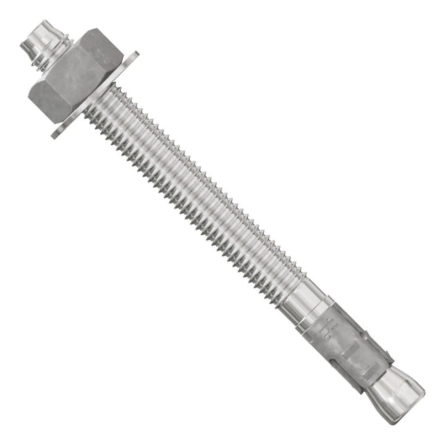 Simpson Strong-Tie STB2-50512S4F25 Strong Bolt (1/2" x 5-1/2") Stainless-Steel Wedge Anchor - Fully Assembled (25 Pack)