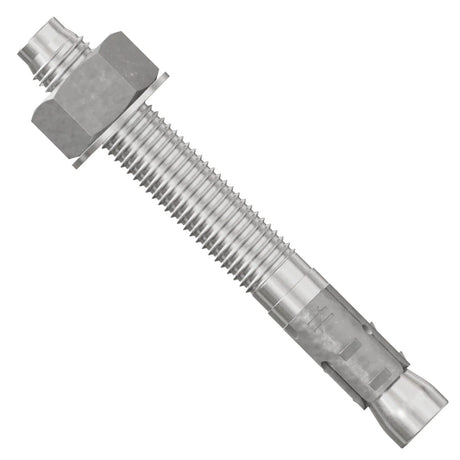 Simpson Strong-Tie STB2-75614S6F10 Strong Bolt(3/4" x 6-1/4") 2 Wedge Anchor, Fully Assembled - Type 316 (10 Pack)