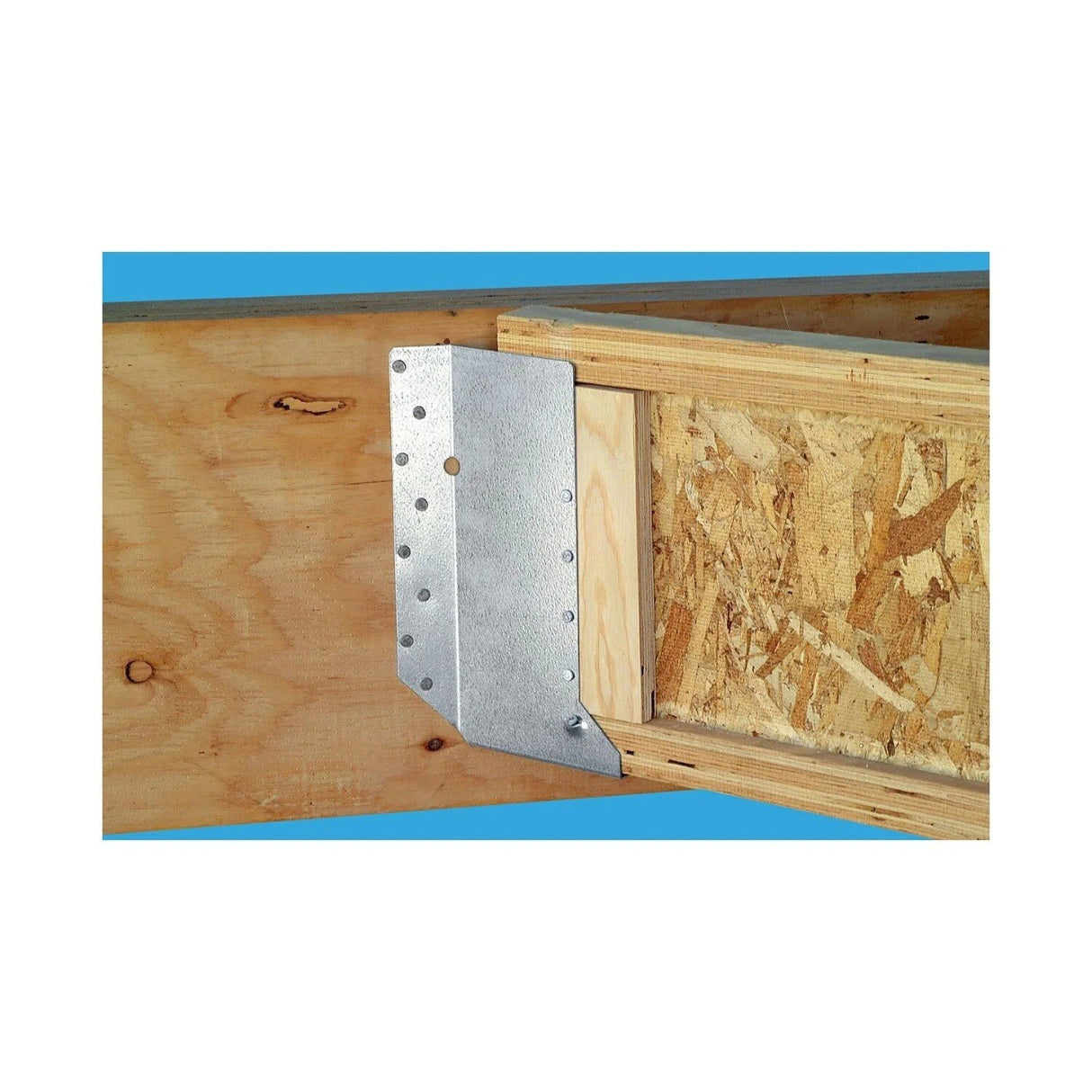 Simpson Strong-Tie SUR24 (2x4) Galvanized Right-Skewed U-Shaped Hanger - 3