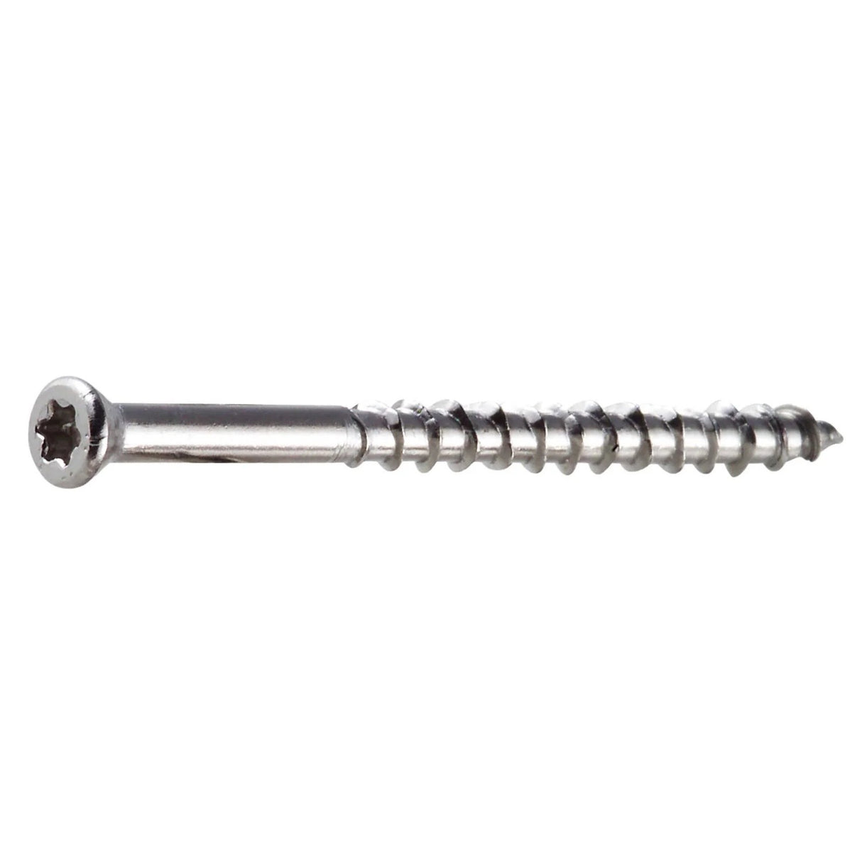 Simpson Strong-Tie T07225WP1 Deck-Drive (#7 x 2-1/4") T-15 DWP Wood SS Screw, Trim Head, Type 316 (1 lb.)